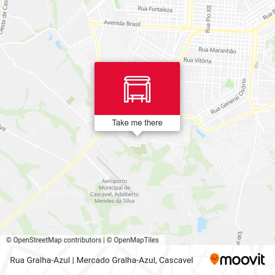 Rua Gralha-Azul | Mercado Gralha-Azul map