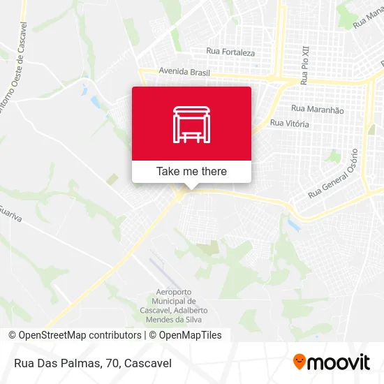 Rua Das Palmas, 70 map