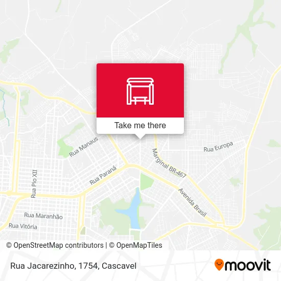 Rua Jacarezinho, 1754 map