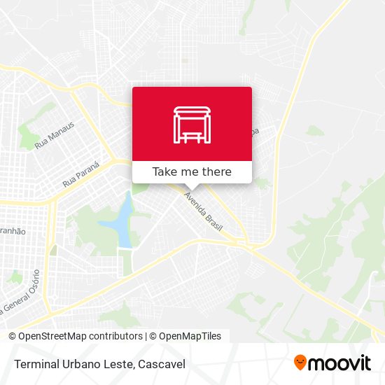 Terminal Urbano Leste map