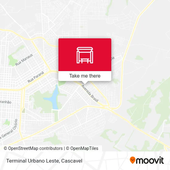 Terminal Urbano Leste map