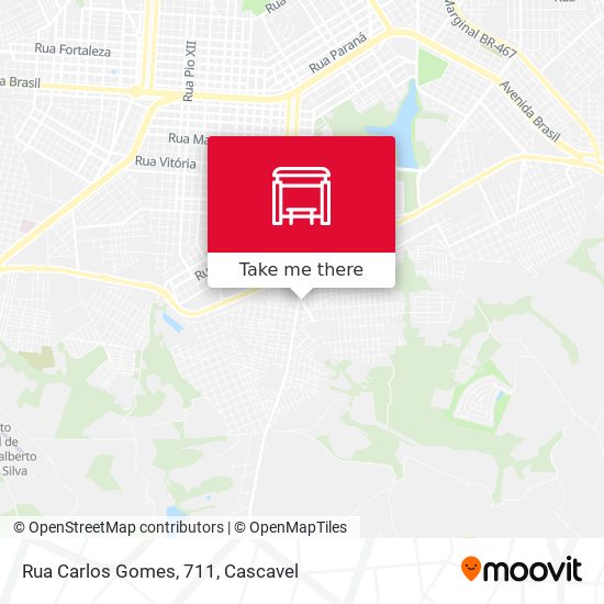 Mapa Rua Carlos Gomes, 711