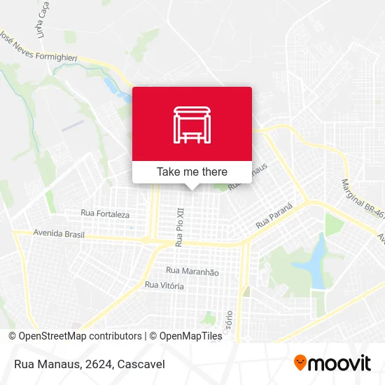 Rua Manaus, 2624 map