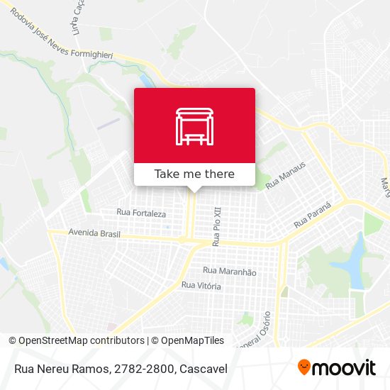 Mapa Rua Nereu Ramos, 2782-2800