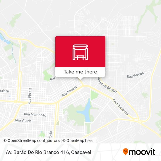 Mapa Av. Barão Do Rio Branco 416