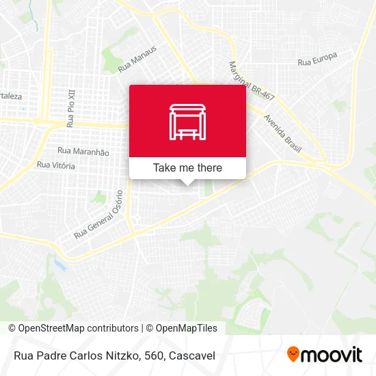 Rua Padre Carlos Nitzko, 560 map
