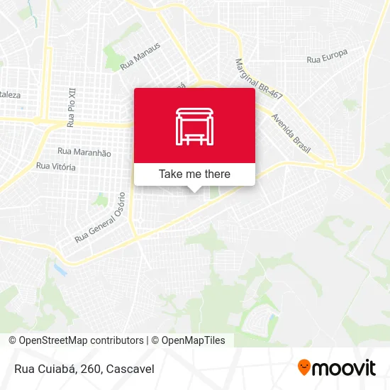 Rua Cuiabá, 260 map