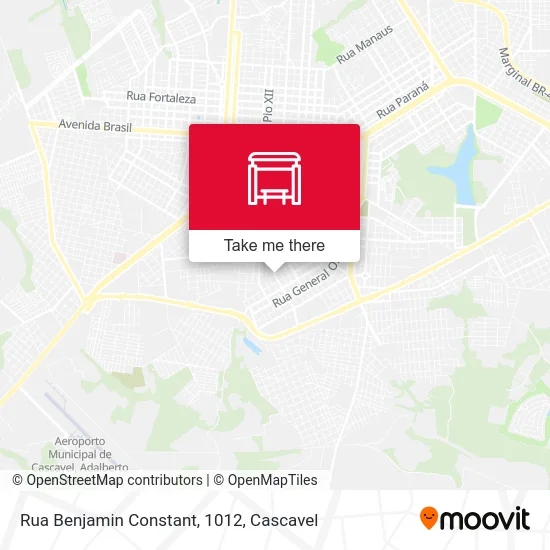 Rua Benjamin Constant, 1012 map