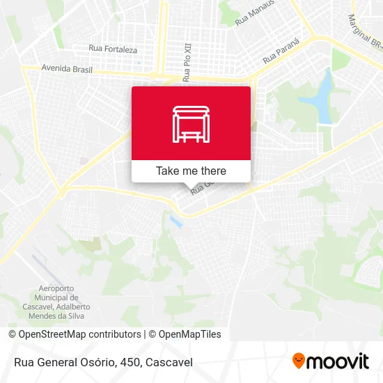 Rua General Osório, 450 map