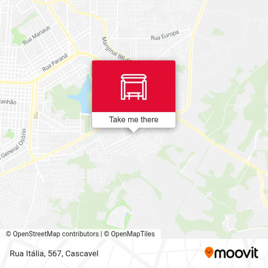 Rua Itália, 567 map