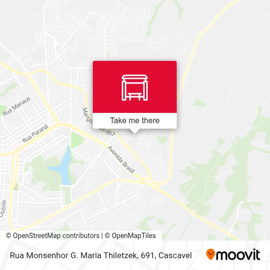 Rua Monsenhor G. Maria Thiletzek, 691 map