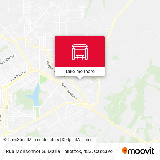 Rua Monsenhor G. Maria Thiletzek, 423 map
