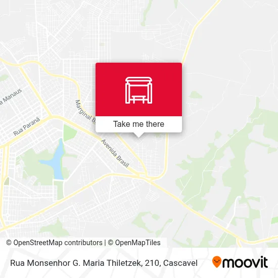 Rua Monsenhor G. Maria Thiletzek, 210 map