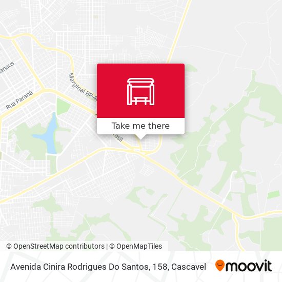 Avenida Cinira Rodrigues Do Santos, 158 map