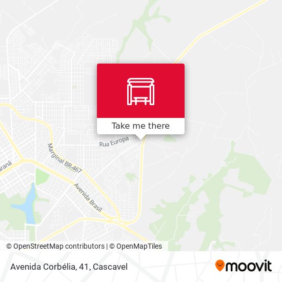 Avenida Corbélia, 41 map