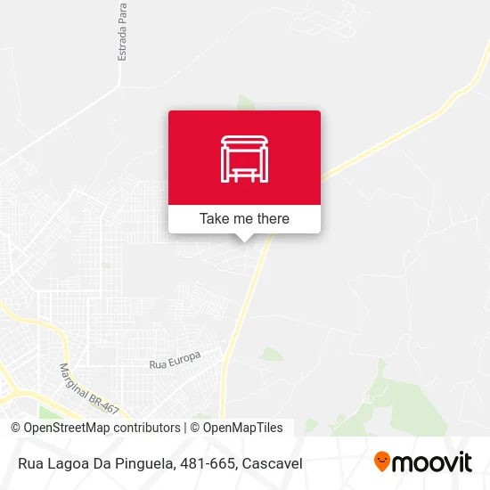 Rua Lagoa Da Pinguela, 481-665 map