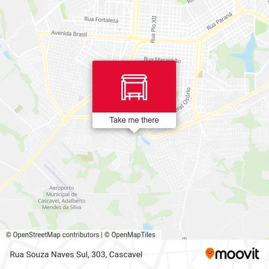 Rua Souza Naves Sul, 303 map