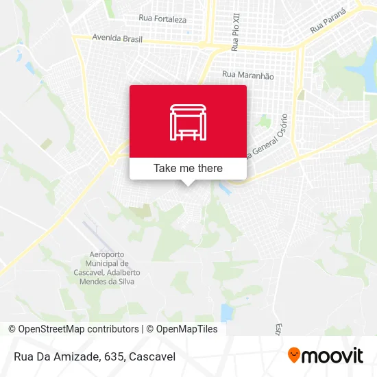 Rua Da Amizade, 635 map