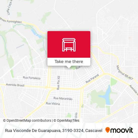 Rua Visconde De Guarapuava, 3190-3324 map
