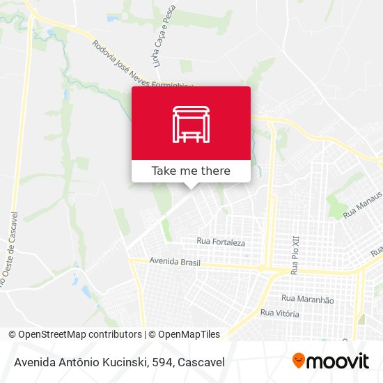 Mapa Avenida Antônio Kucinski, 594