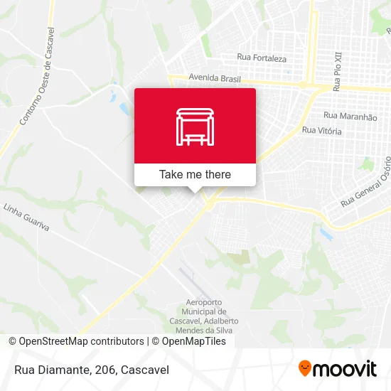 Rua Diamante, 206 map