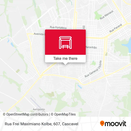 Rua Frei Maxímiano Kolbe, 607 map
