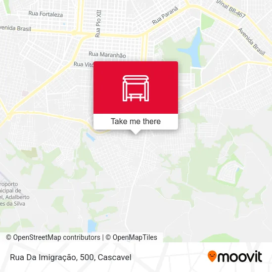 Rua Da Imigração, 500 map
