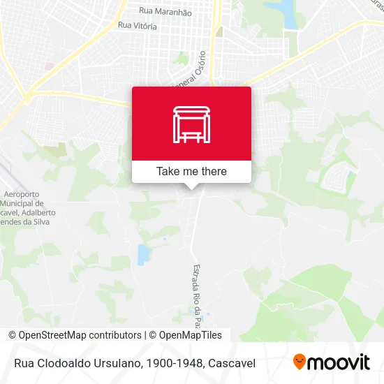 Rua Clodoaldo Ursulano, 1900-1948 map
