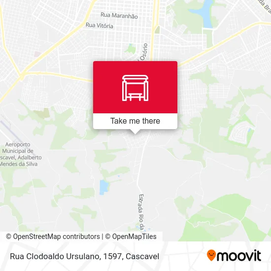 Rua Clodoaldo Ursulano, 1597 map