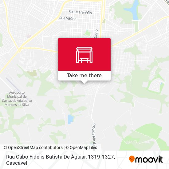 Rua Cabo Fidélis Batista De Águiar, 1319-1327 map
