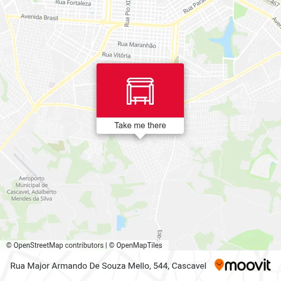 Rua Major Armando De Souza Mello, 544 map