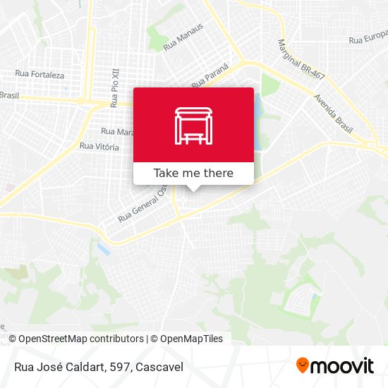 Rua José Caldart, 597 map