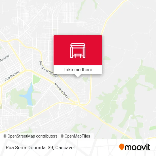 Rua Serra Dourada, 39 map