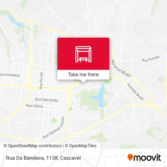 Rua Da Bandeira, 1138 map