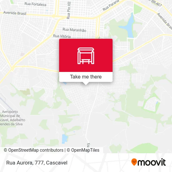 Rua Aurora, 777 map