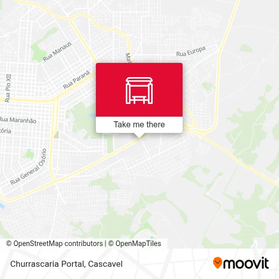Churrascaria Portal map