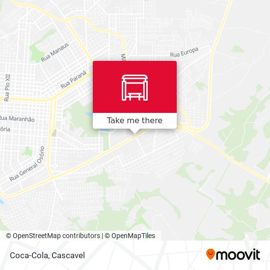 Coca-Cola map