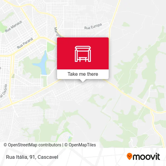 Rua Itália, 91 map