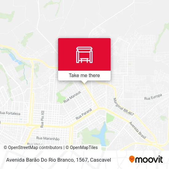 Avenida Barão Do Rio Branco, 1567 map