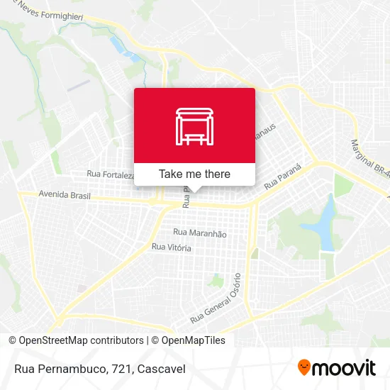 Rua Pernambuco, 721 map
