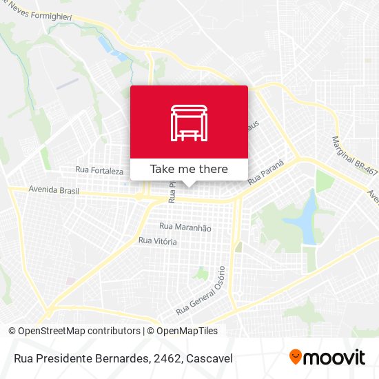 Mapa Rua Presidente Bernardes, 2462