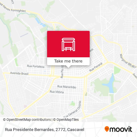 Mapa Rua Presidente Bernardes, 2772