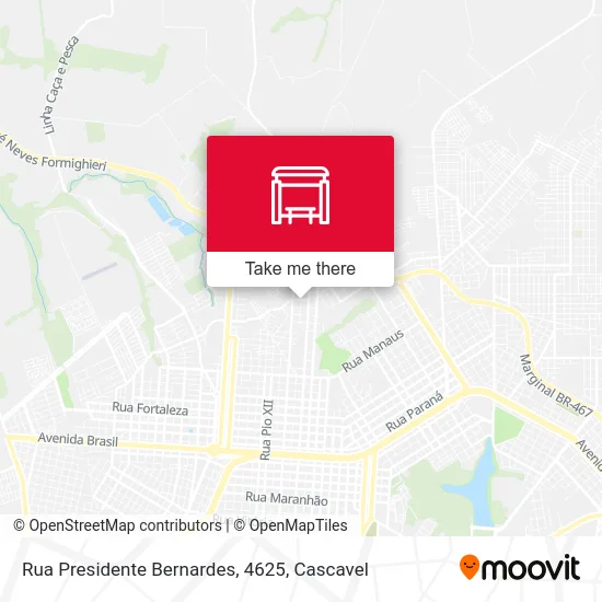 Rua Presidente Bernardes, 4625 map