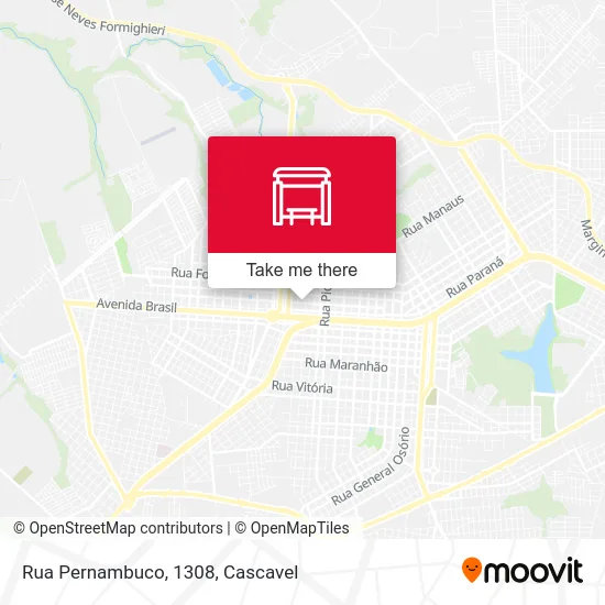 Rua Pernambuco, 1308 map