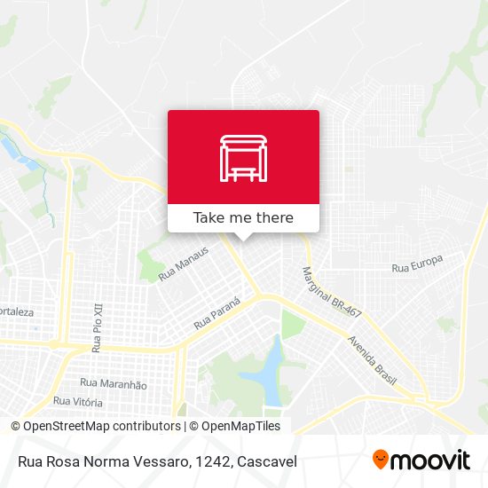 Rua Rosa Norma Vessaro, 1242 map