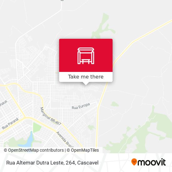 Rua Altemar Dutra Leste, 264 map