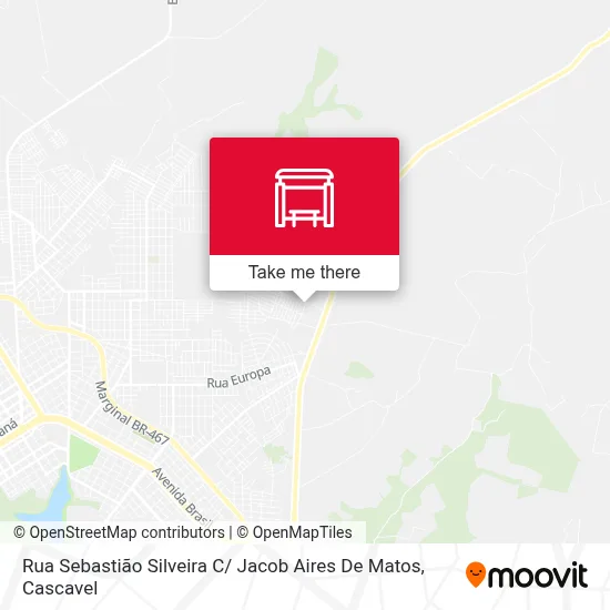 Rua Sebastião Silveira C/ Jacob Aires De Matos map
