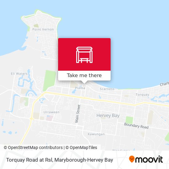 Mapa Torquay Road at Rsl