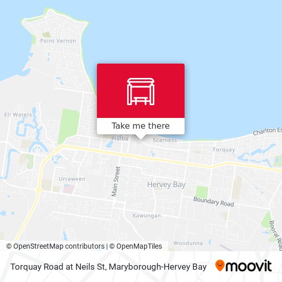 Torquay Road at Neils St map