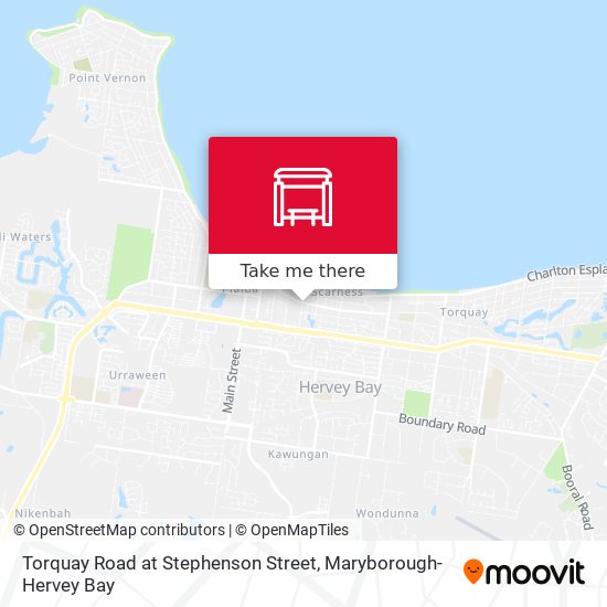 Mapa Torquay Road at Stephenson Street